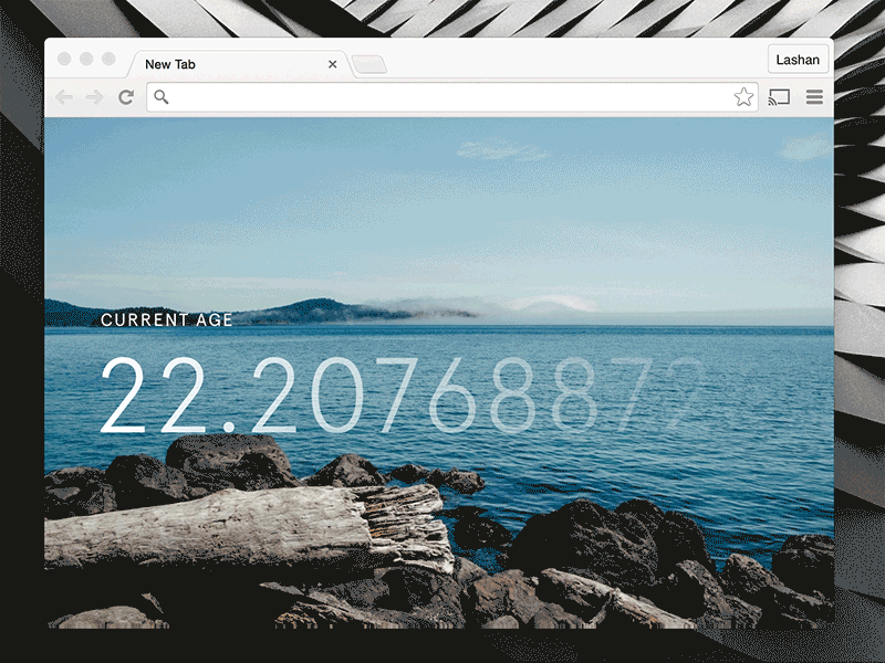 Motivational Google Chrome New Tab Page By Lashan Dias On Dribbble