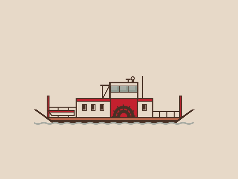 Anderson Ferry after effects animation ferry gif illustration illustrator motion