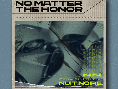 No Matter the Honor 12'' art direction cover art graphic design music design techno vinyl