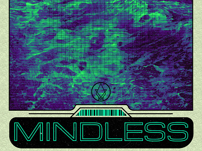 Mindless Poster aesthetic design digital art graphic design poster art typography