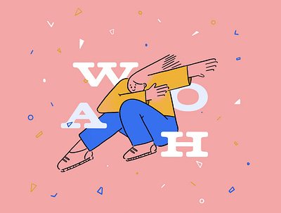 WOAH design designer graphicdesign illustration