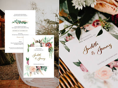 Wedding Invites for Judith & Jonny invitation stationery wedding wedding card wedding invites