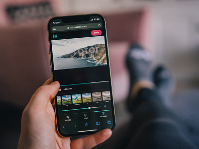 Rotor Filters customise dark mode filters mobile rotor video editor web app