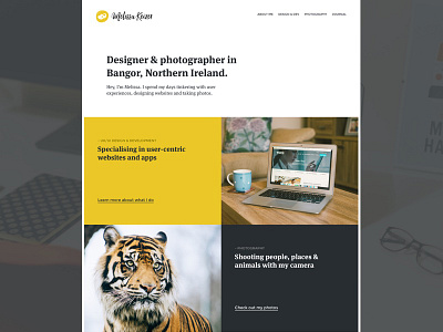 Fresh Personal Site blog clog designer developer dutch personal personal website photographer portfolio