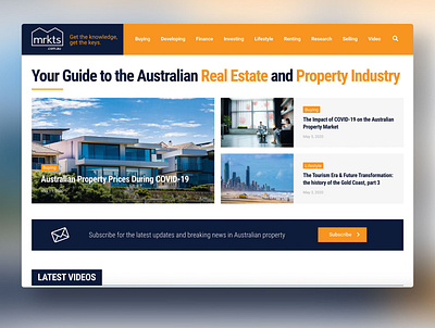 mrkts.com.au adobe xd australia design digital marketing gold coast ui web web design website wordpress