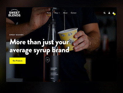 Sweet Blends adobe xd australia design digital marketing gold coast ui web web design website wordpress