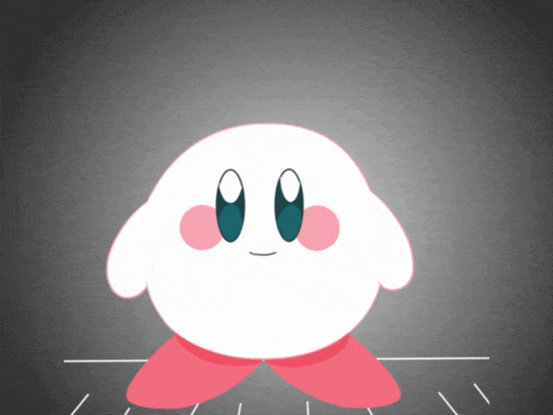 kirby after affects animacion animation animation 2d gif illustrator kirby motion smash toonboom video videogame