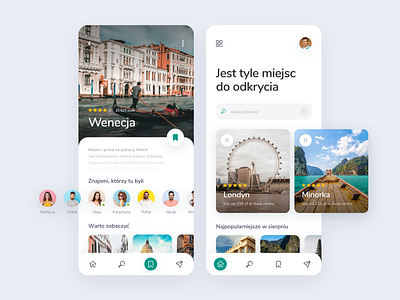 Travel – mobile app concept 2020 app app design branding clean concept creative design explorations podróże travel travel app travelling