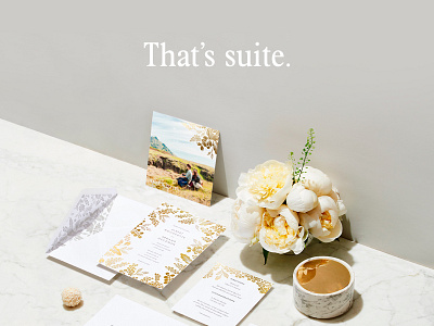 Wedding suites art direction