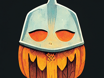 Mighty Sir Pumpkin free pins illustration stickermule