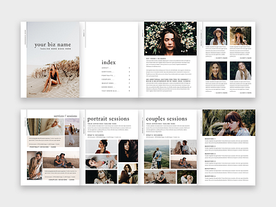 Photography Client Magazine magazine magazine design photography photography branding photography portfolio photography template portfolio portfolio design template template design