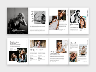 8-Page Photography Magazine Template lookbook magazine magazine design photography photography branding photography portfolio photography template portfolio portfolio design template template design