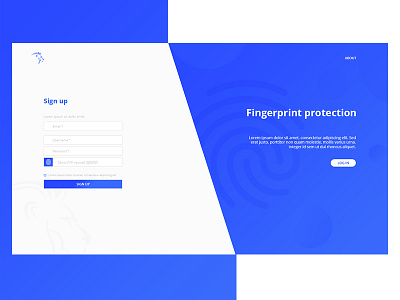 Kimoby Blue clean cleanui creative photoshop popular simple ui userexperience userinterface ux webdesign website