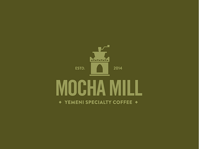 Mocha Mill logo variation branding graphic design identity logo design
