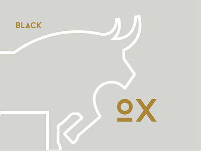 Black Ox Bistro secondary graphics branding graphic design icon logo design mark visual identity