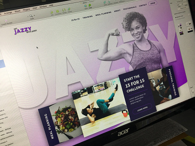 Gettin' Jazzy! get fit home page personal trainer personal training