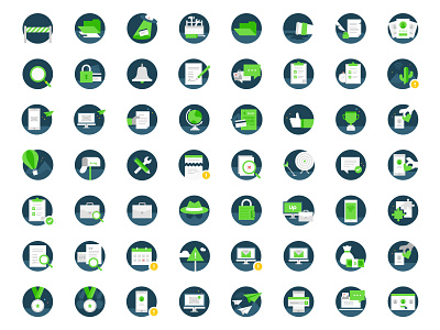 Icons for Upwork product branding design flat icon illustration minimal vector web