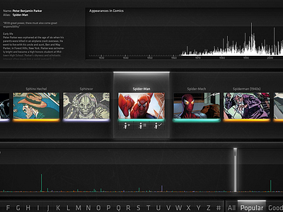 Marvelous - Master Thesis - Startscreen installation interactive interface marvel superhero