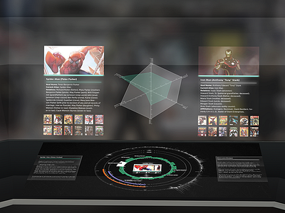 Marvelous Mockup 2 infovis installation interactive interface marvel marvelous