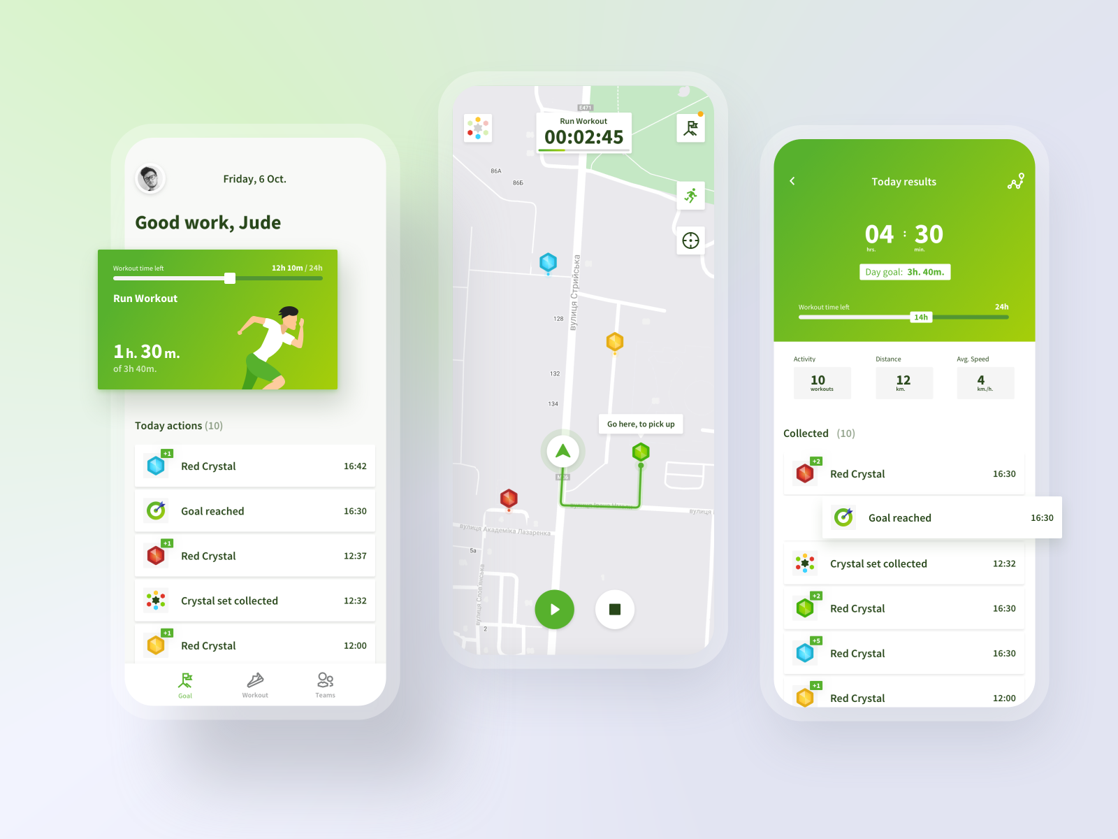 Interactive Walking App by Leobit Design Studio on Dribbble