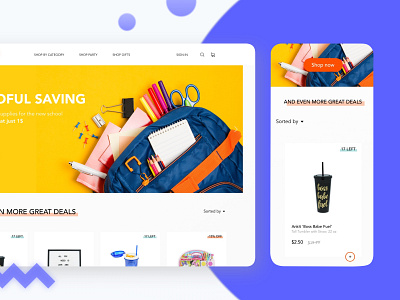 Shopping E-commerce Platform - Design Concept