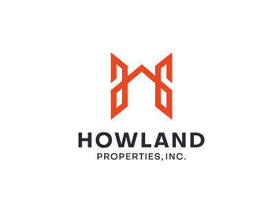 Logo for Howland Properties branding icon logo vector wordmark logo