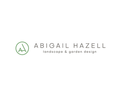 Monogram Logo for a Garden Designer branding icon logo monogram wordmark logo