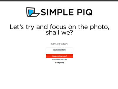 Simple Piq simple piq teaser web app