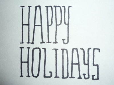 Dribbble 033 animated gif christmas hand drawn happy holidays type xmas