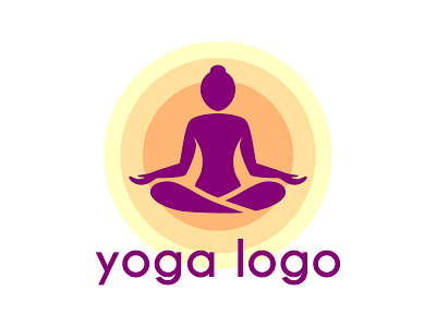 Yoga logo design flat graphic icon illustration logo position positive vector yoga logo zen