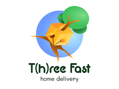 Eco-delivery logo design