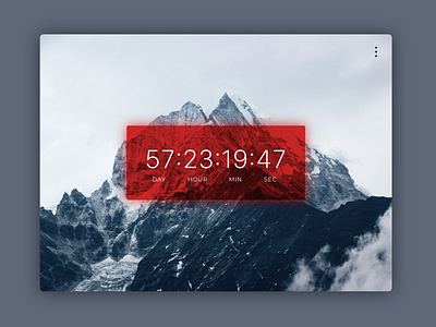 count.u.down countdown design editorial timer ui ux