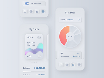 Mobile Wallet app bank credit card design editorial financial mobile payment ui ui ux wallet