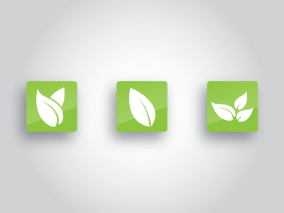 Icon Leaves branding burobraaf icon leaves logo plants