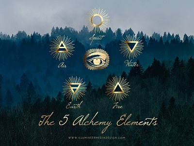 5 Alchemy Elements Foil Collection: Gold | Rose Gold | Silver