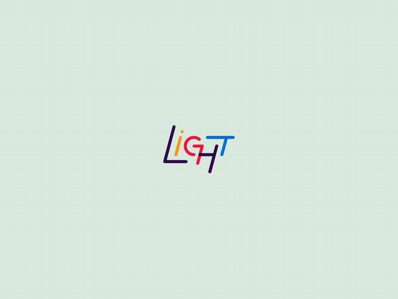 Light animated animation bodymovin design gif html light lottie text type