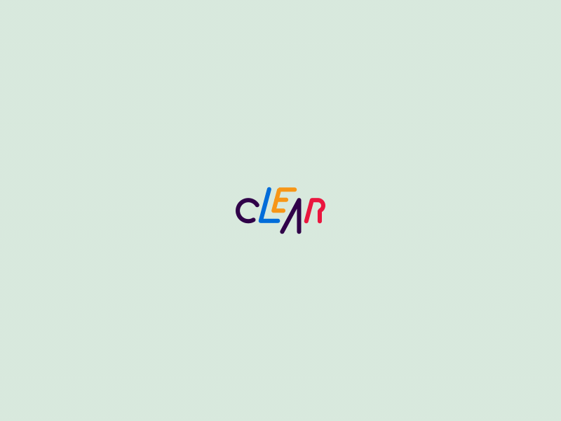 Clear animated animation bodymovin clear design gif lottie text type