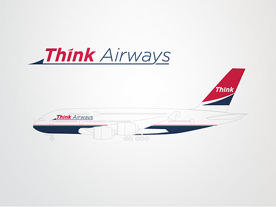 Think Airways airline livery plane