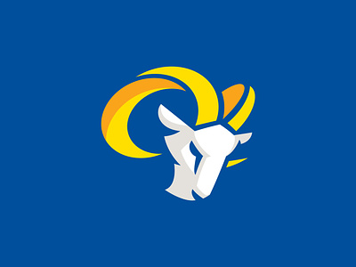 LA Rams angeles branding design la logo los rams