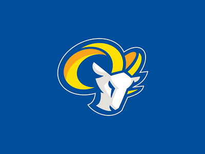 LA Rams by Fraser Davidson on Dribbble