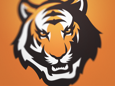 Tiger 1 logo sports tiger