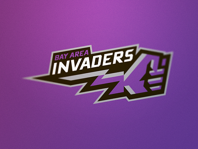 Bay Area Invaders a11fl football francisco logo san sports