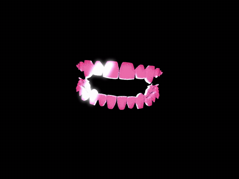 Chomp Brand Animation animated animation ariza bite brand chomp gif gif animation joshua mouth teeth