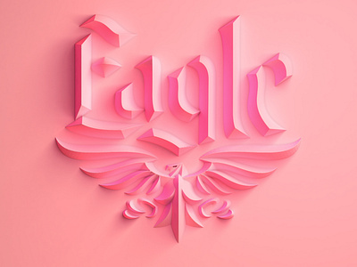 3D Eagle Logo 3d eagle logo