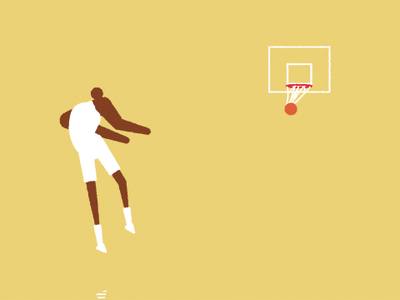 Basketball animation basketball shot