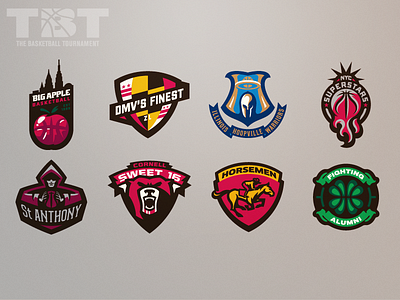 TBT: Logos 1 basketball logos the tournament