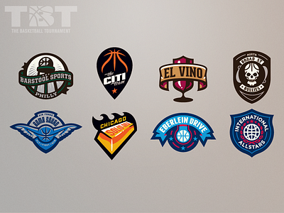TBT: Logos 2 basketball logos the tournament