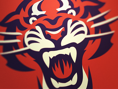 Tiger cat lion logo roar tiger