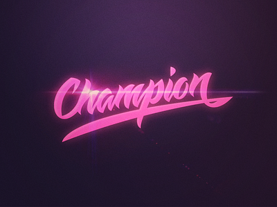 Champion 80s champion neon