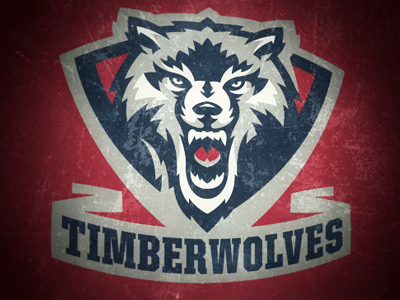 White Knoll Timberwolves 1 knoll lacrosse logo sports timberwolves twolves white wolves